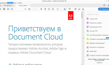 Adobe Acrobat Pro - Лицензия для всех платформ, английский язык